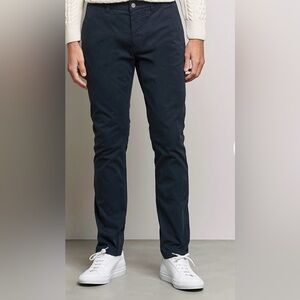 Gant Black Casual Chinos with Contrast Waistband